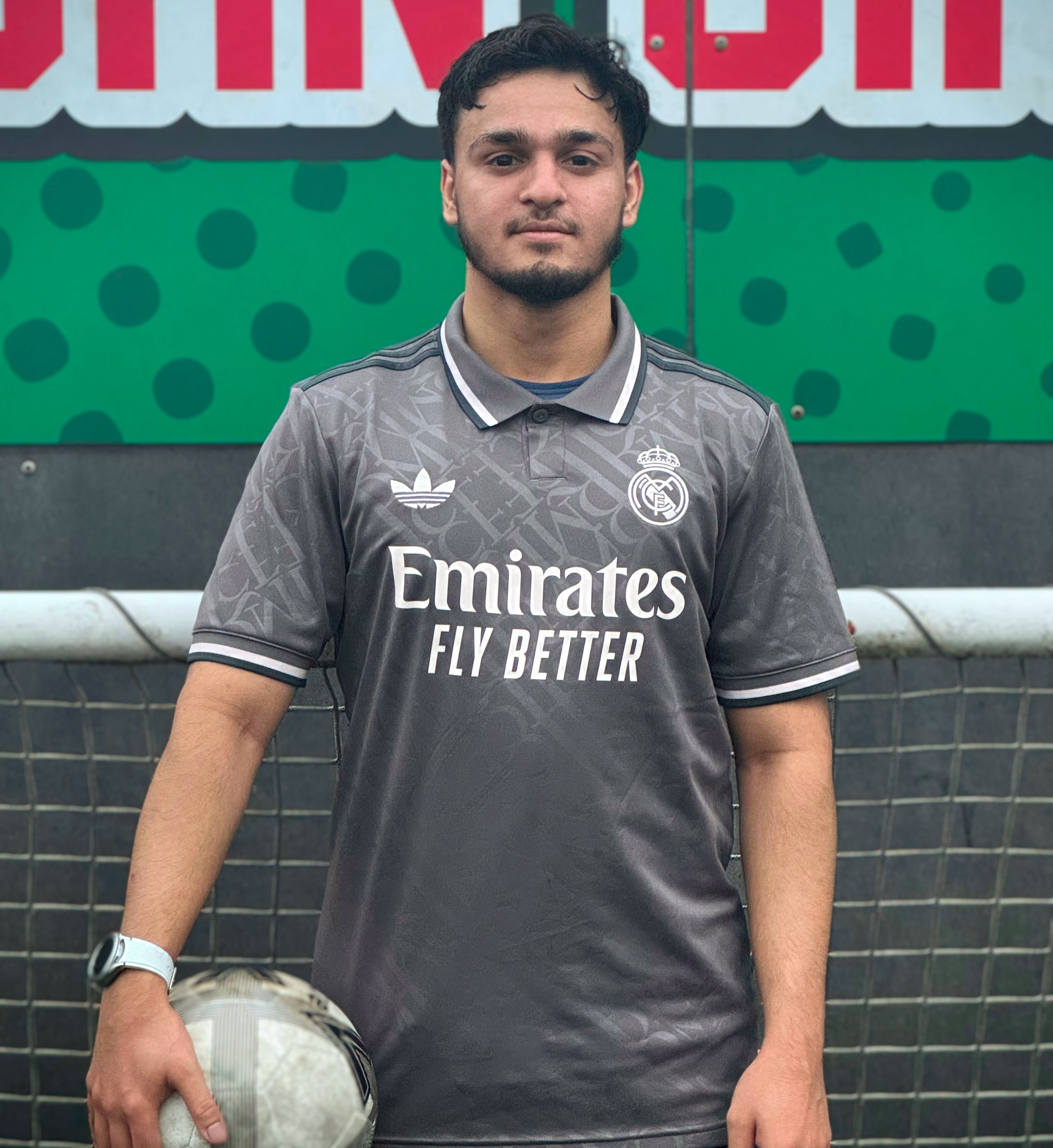 man with football